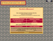 Tablet Screenshot of etruskisch.de